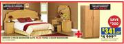 Denver 3 Piece Bedroom Suite + Topaz 2 Door Wardrobe