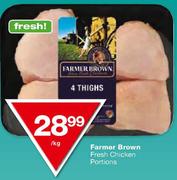 Farmer Brown Fresh Chicken Portions-Per Kg