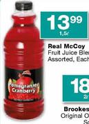 Real McCoy Fruit Juice Blend-1.5Ltr