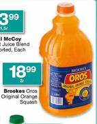 Brookes Oros Original Orange Squash-2Ltr
