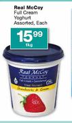 Real McCoy Full Cream Yogurt-1Kg