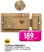 Yale Traditional Nightlatch