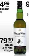 Black & White Whisky-750ml