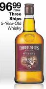 Three Ships 5-Year-Old Whisky-750ml