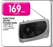 Sinotec AM/FM Portable Radio PR-711