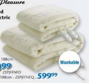 Pure Pleasure Fully Fitted Fleece Electric Blanket Double-137 x 188cm                   