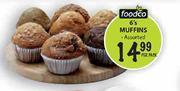 Foodco Muffins Assorted-6's Per Pack
