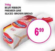 Blue Ribbon Premier One Sliced Brown Bread-700g 