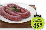 Foodco Goudveld Boerewors-Per kg