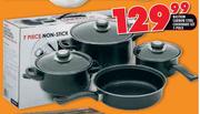 Bastion 7-Piece Carbon Steel Cookware Set
