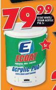 Ecoat White/Cream Acrylic PVA-5L