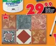 PVC Self-Adhesive Floor Tiles- 30.5x30.5cm Per Pack