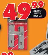 Mortice 5-Lever Lock Set