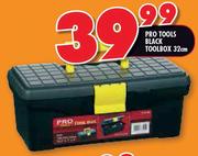 Pro Tools Black Toolbox 32cm