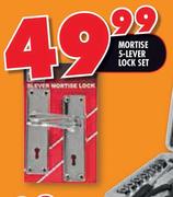 Mortise 5-Lever Lock Set