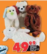 Snuggle Up Soft Water Bottles Assorted-750ml Each