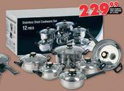 Value 12-Piece Stainless Steel Cookware Set