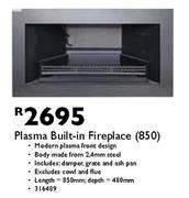Plasma Built in Fireplace(850)