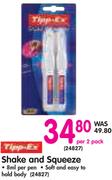 Tipp-Ex Shake And Squeeze-Per 2 Pack