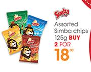 Simba Assorted Simba Chips-2x125g