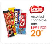 Nestle Assorted Chocolate Bars-4's