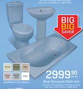 Blue Bouquet Bath Set XXBB10047-Per Set