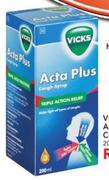 Vicks Acta Plus Cough Syrup-200ml