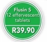 Flusin S 12 Effervescent Tablets