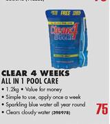Clear 4 Weeks All In 1 Pool Care-1.2kg