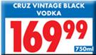 Cruz Vintage Black Vodka-750ml