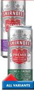 Smirnoff Premix Spirit Cooler-24x250ml