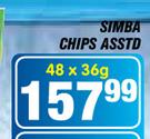 Simba Chips Asstd-48x36g