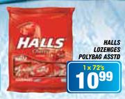 Halls Lozenges Polybag Asstd-1x72's