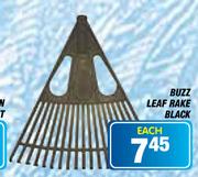 Buzz Leaf Rake Black