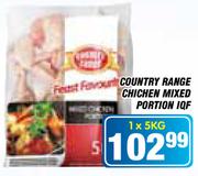 Country Range Chicken Mixed Portion IQF-1x5kg