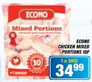 Econo Chicken Mixed Portions IQF-1x2kg