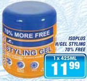 Isoplus H/Gel Styling 70% Free-425ml