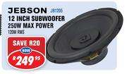 Jebson 12Inch Subwoofer 250W Max Power JB1205