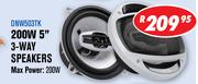 Dixon 200W 5" 3 Way Speakers DNW503TK
