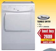Whirlpool Tumble Dryer-6kg