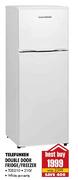 Telefunken Double Door Fridge/Freezer-210l