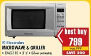 Electrolux Microwave & Griller-31l