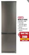 Defy Metallic Fridge-250l