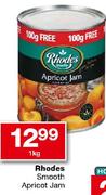 Rhodes Smooth Apricot Jam-1kg