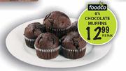 Foodco Chocolate Muffins-6's