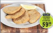 Foodco Crumbed Chicken Schnitzel-Per Kg 