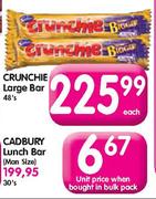 Cadbury Lunch Bar-30's