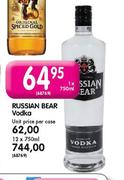 Russian Bear Vodka-12x750ml