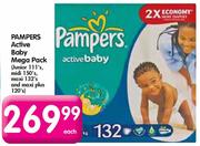 Pampers Active Baby Mega Pack-Each