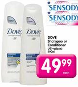 Dove Shampoo-400ml Each